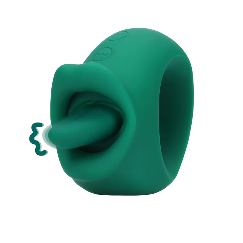 Licking Vibro Clit Stimulator - Green