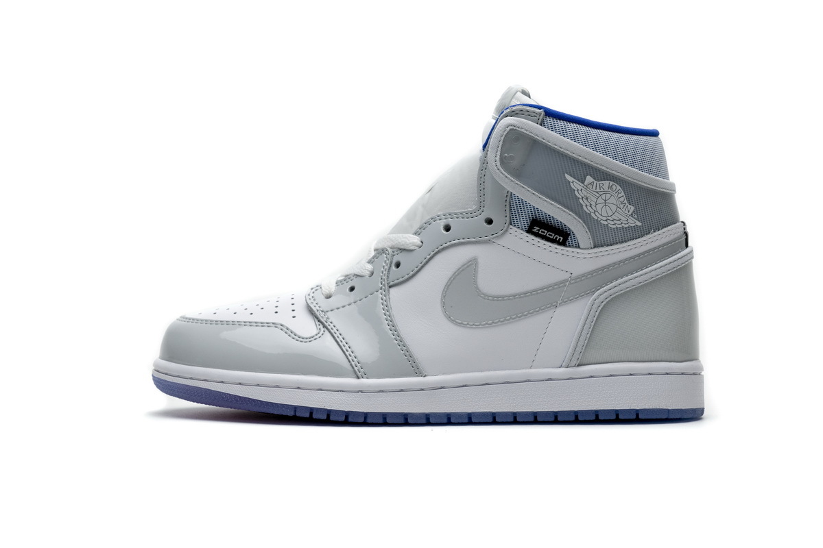 Air Jordan 1 Retro High Zoom White Racer Blue CK6637-104