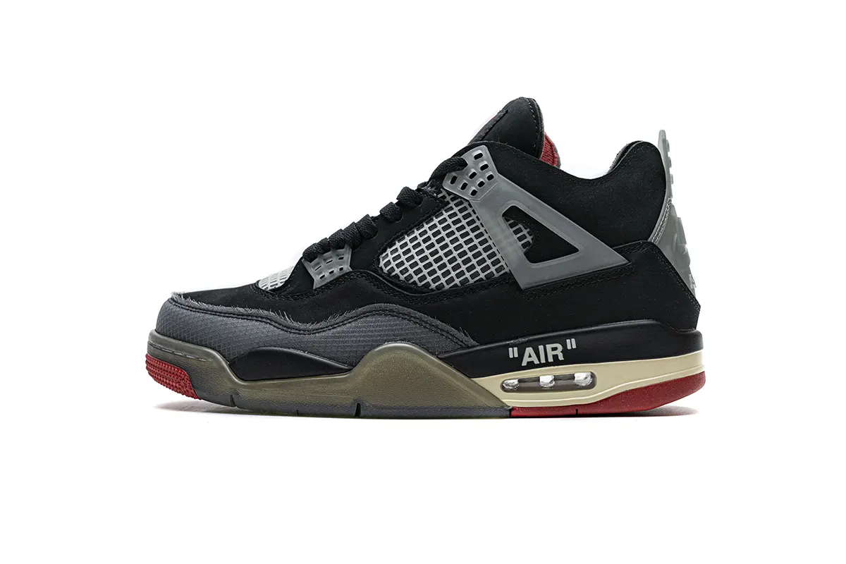 OFF White x Air Jordan 4 Bred CV9388-001