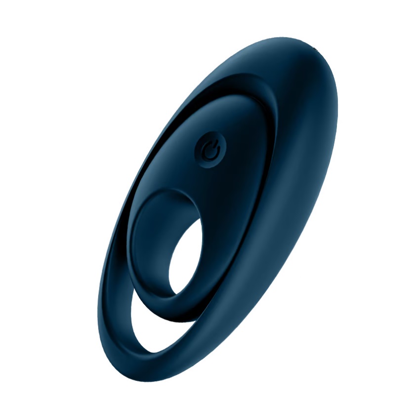 Glorious Duo Vibro Ring - Dark Blue