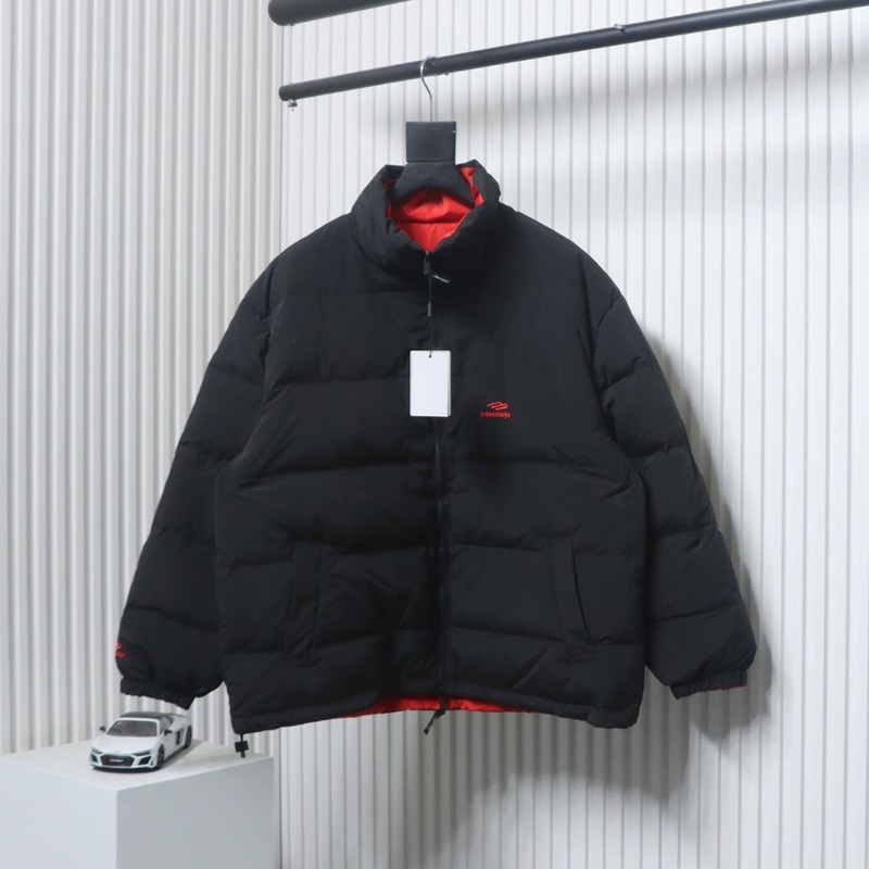 Balenciaga SPORTS ICON TRACKSUIT cocoon-shaped double-sided wide turtleback down jacket