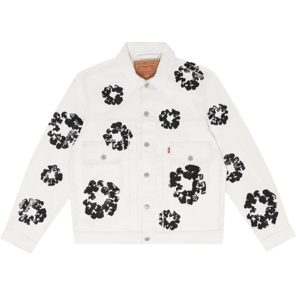DENIM TEARS TYPE – 2 ALL OVER WREATH WHITE
