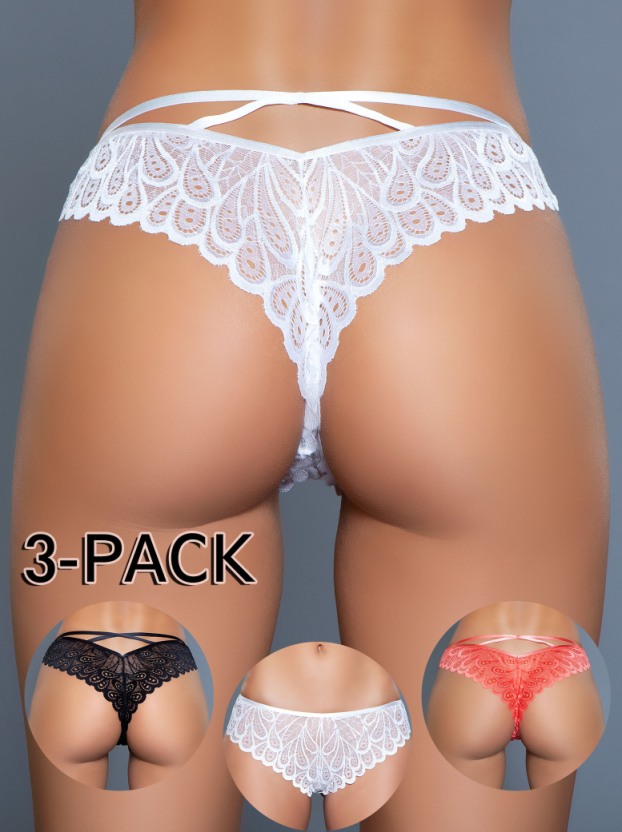 2093 Kelani Panties 3 Pcs - L
