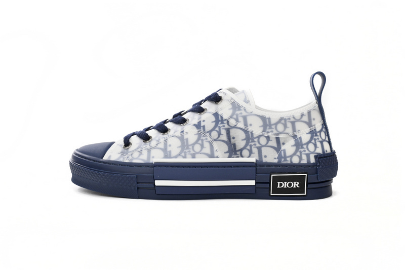 Dior B23 HT Oblique Transparency LOW T00962H565 White Blue
