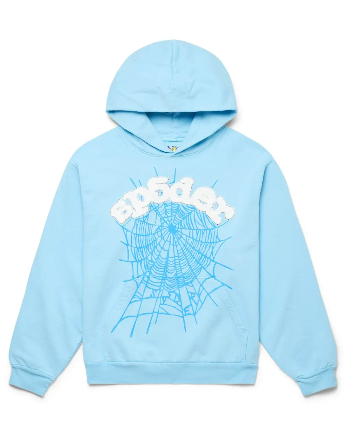 Sp5der Hoodie Sky Blue