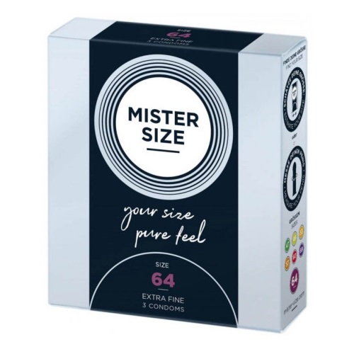 Condoms 64mm 3's Pack
