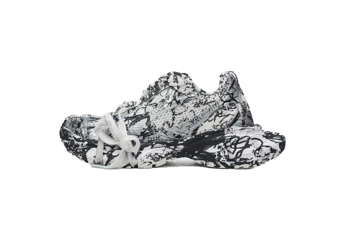 Balenciaga Luminous White Graffiti 734731 W3XDC 0135