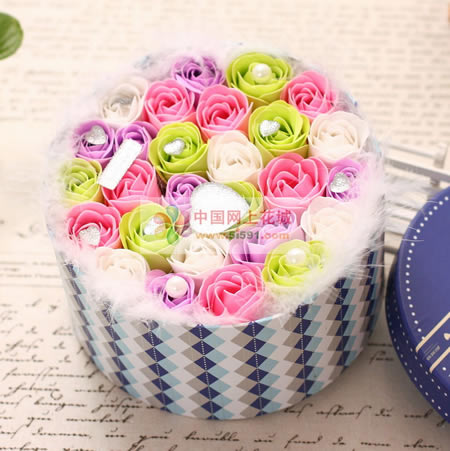 Soap Flowers Cherish