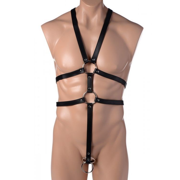 Male Full Body Harness - Black