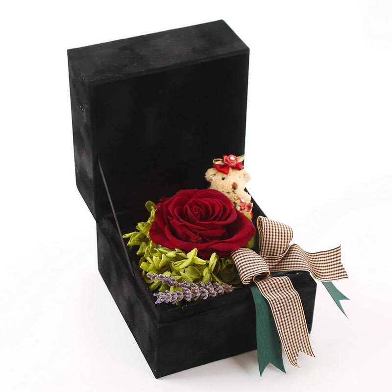 Preservation flowers-Rose Bear D-Part
