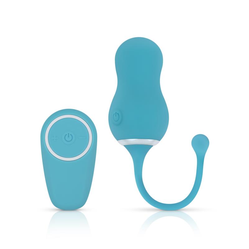 Elena Vibro Egg W Remote - Blue