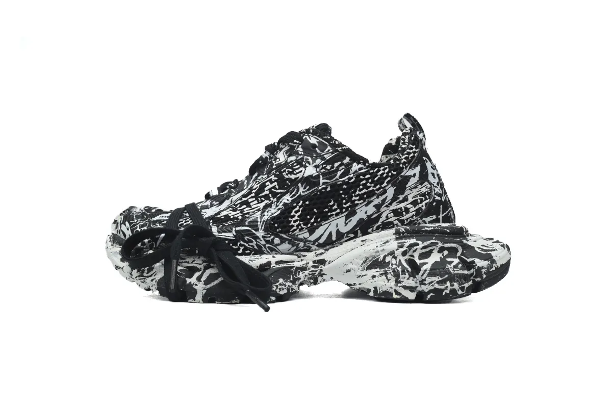 Balenciaga Luminous Black Graffiti 734731 W3XDC 0236