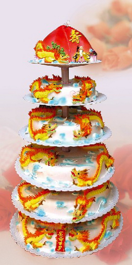 Birthday multi-layer cake 1