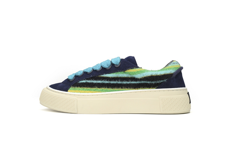 3SN272 ZIR1 6536 Denim Tears' B33 Sneakers Release Navy Dlue Stripes