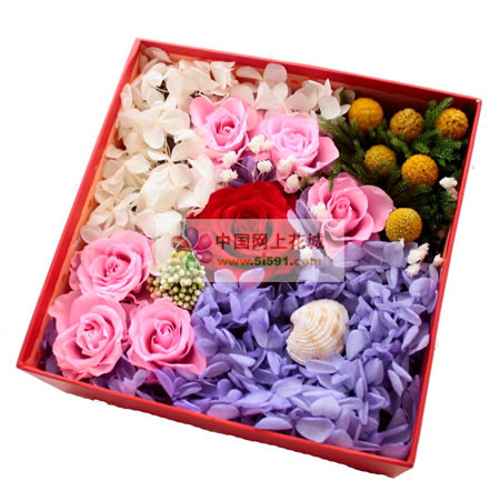Preserve flowers The fate of the next life