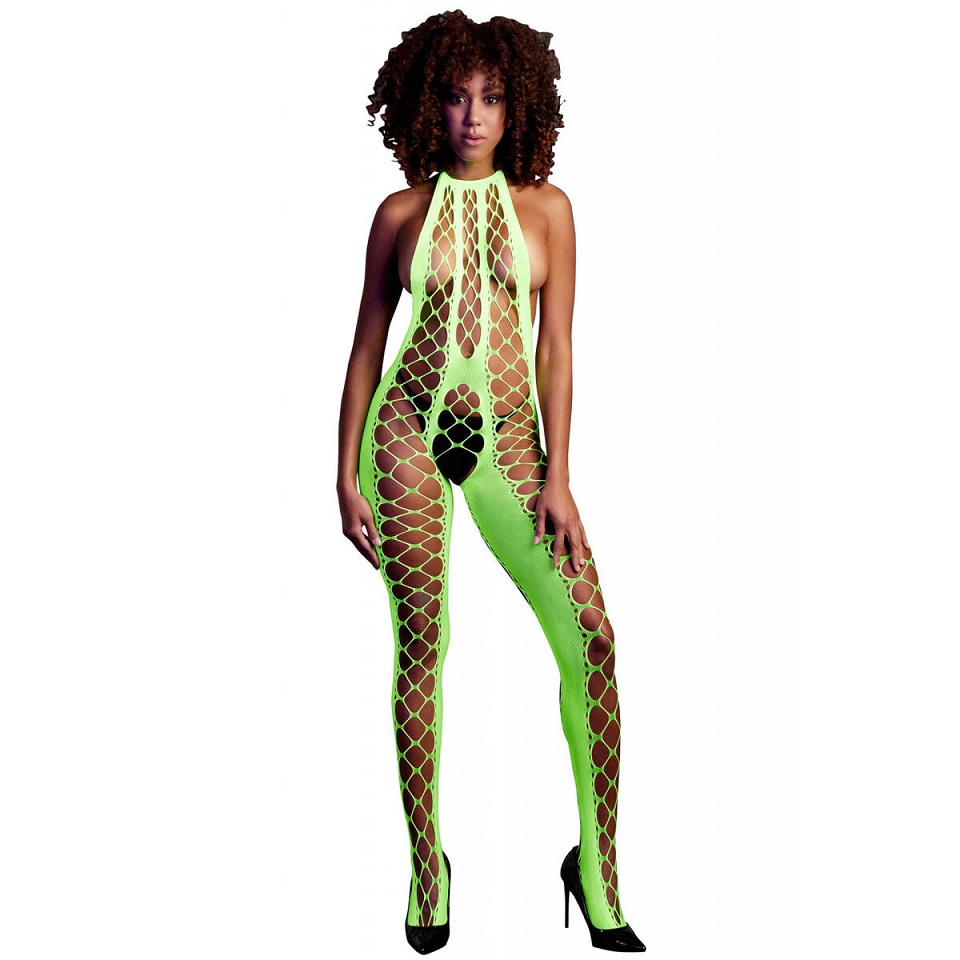 Glow In Dark Bodystocking - Green
