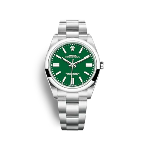 OYSTER PERPETUAL 124300 Series（green dial）