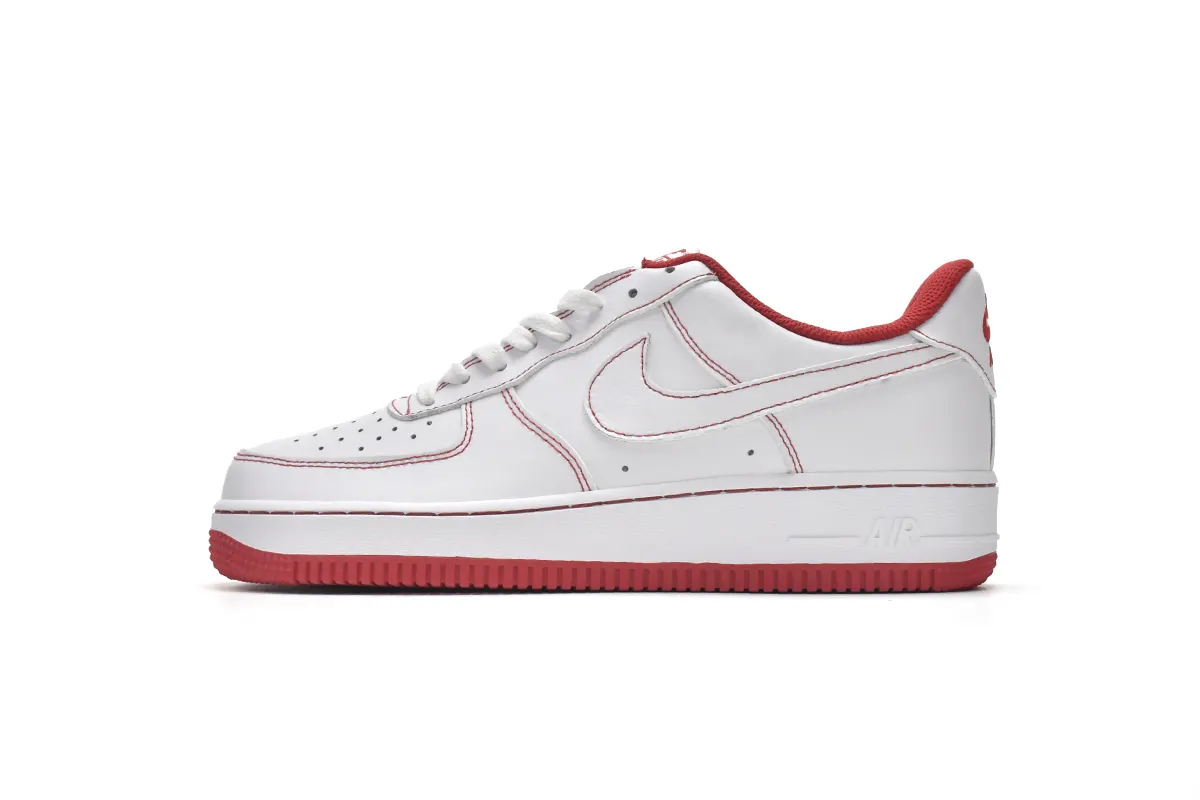 Nike Air Force 1 Low Contrast Stitch Red CV1724-100