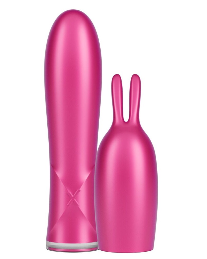 Vibe & Tease 2in1 Vibrator - Pink