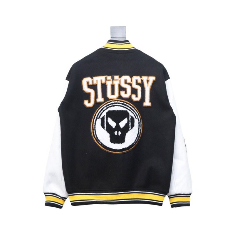 Stussy x Metalheadz 30th Anniversary Heavy Joint Towel Embroidered Baseball Jacket