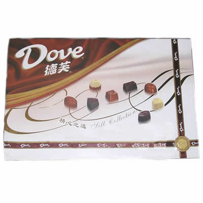 Dove 320g chocolate carefully selected
