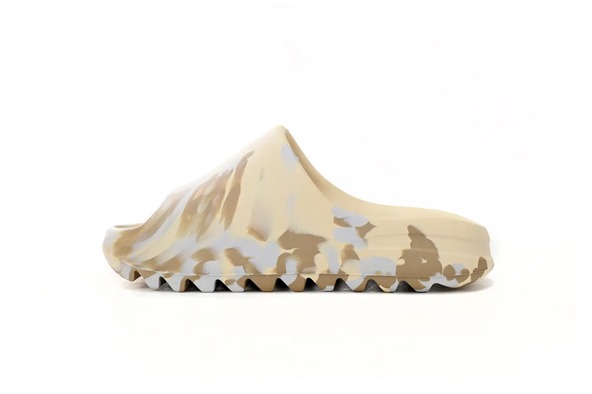 Adidas Yeezy Slide Enflame Oil Painting White Yellow GW1932