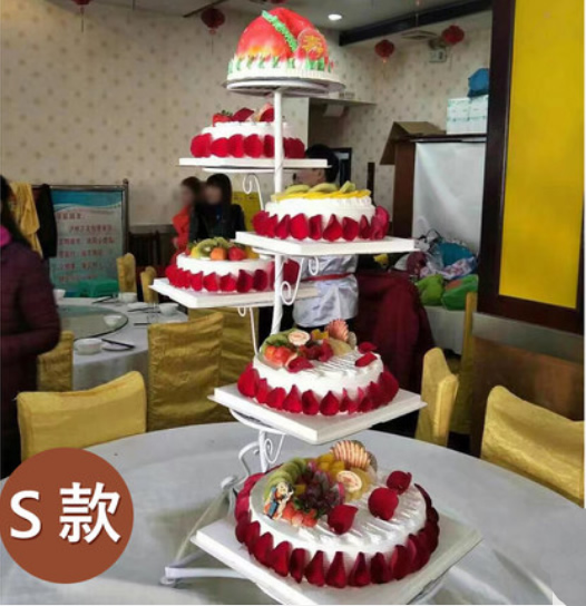 6-layer birthday cake