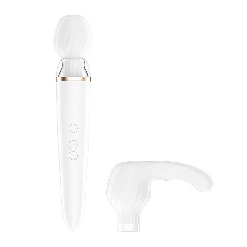 Double Wand-er APP Massager - White