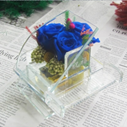 Preservation of flowers Crystal piano