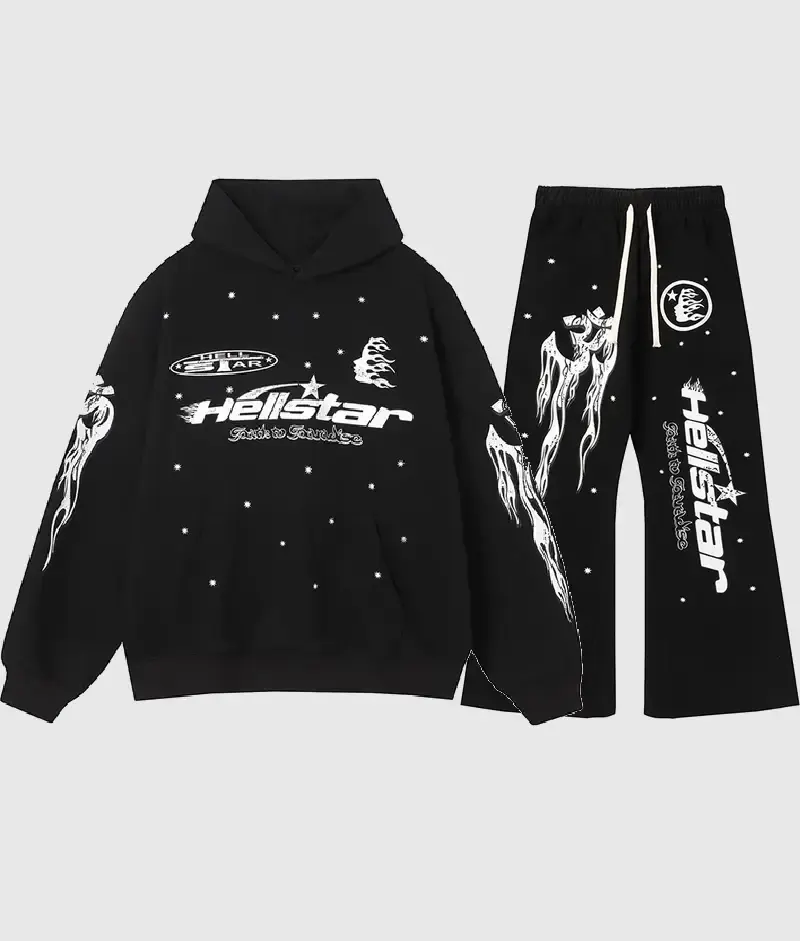 Hellstar Studios Records Tracksuit Black(full set)