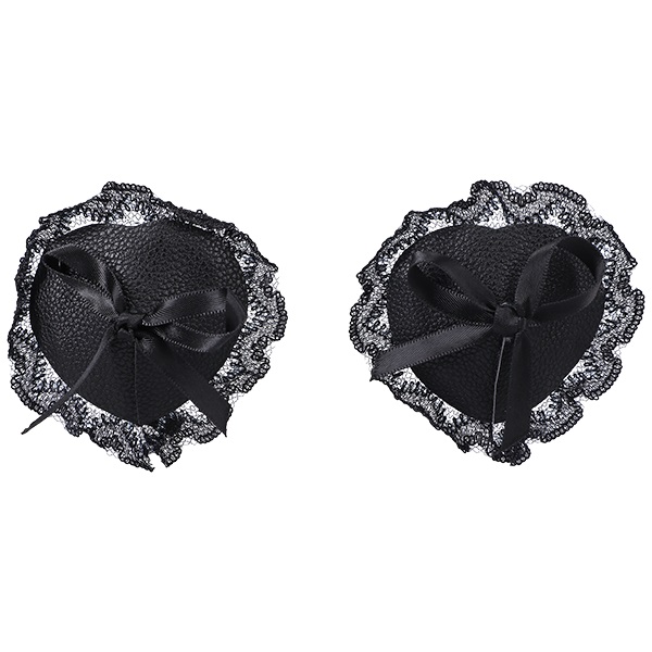 Lace Nipple Pasties - Black