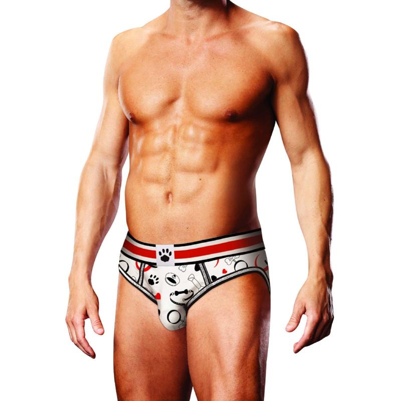 Puppy Open Brief - White - XXL