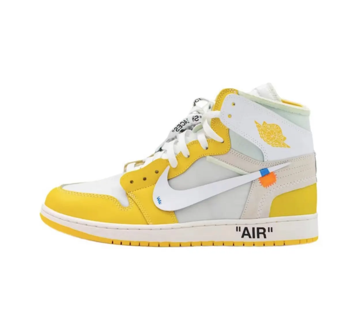 Air Jordan 1 Retro High Off-White Canary Yellow AQ0818-149