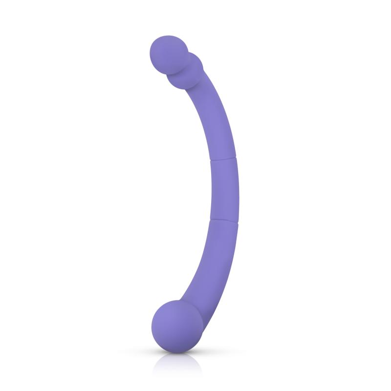 Leah Double End Vibrator - Purple