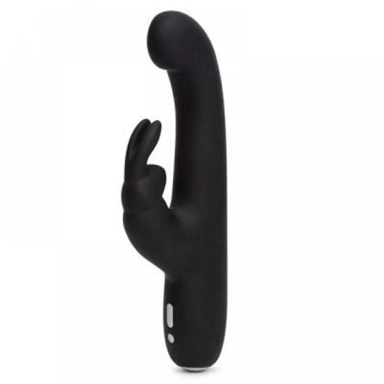 Slimline G-Spot Rabbit Vibrator - Black